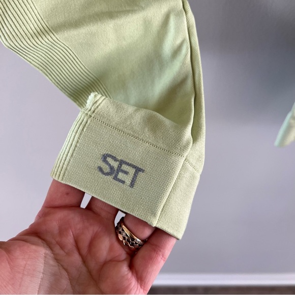 SET ACTIVE by Madelyn Cline Seamless Leggings - Key Lime - Picture 5 of 11